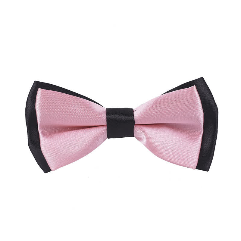 Papillon classico bicolore a doppio strato per bambini
