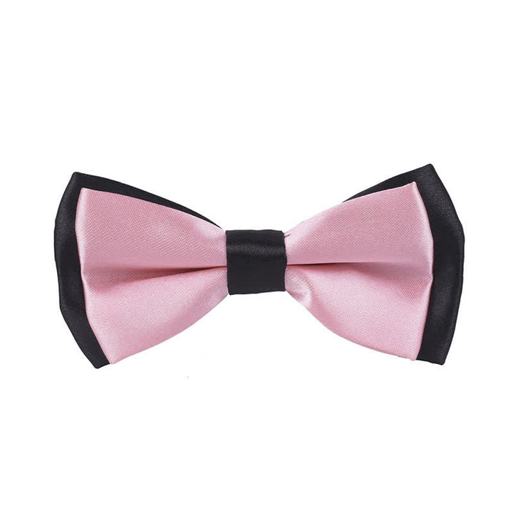 Papillon classico bicolore a doppio strato per bambini