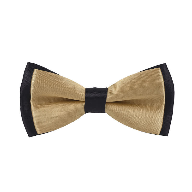 Papillon classico bicolore a doppio strato per bambini