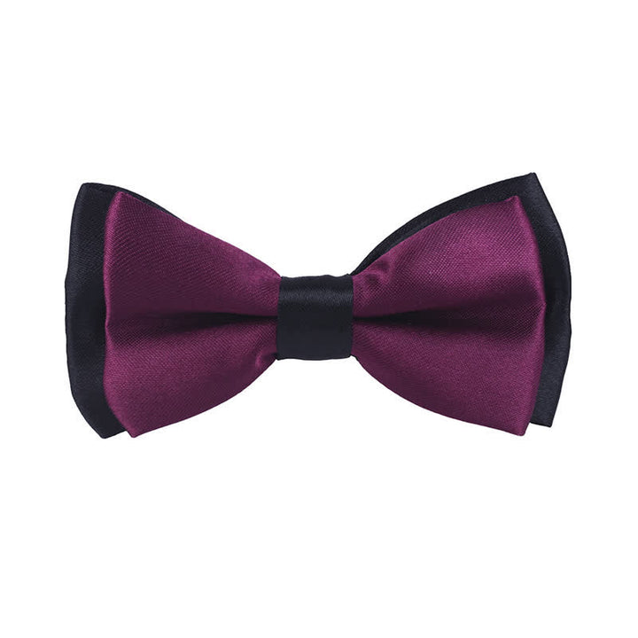 Papillon classico bicolore a doppio strato per bambini