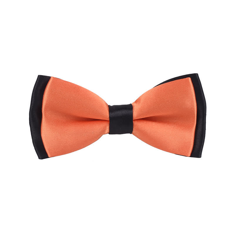 Papillon classico bicolore a doppio strato per bambini