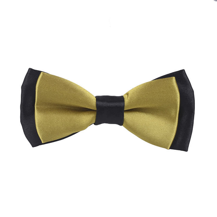 Papillon classico bicolore a doppio strato per bambini
