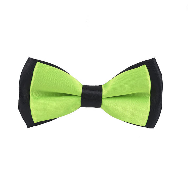 Papillon classico bicolore a doppio strato per bambini