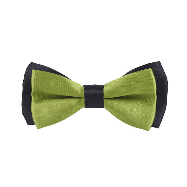 Papillon classico bicolore a doppio strato per bambini