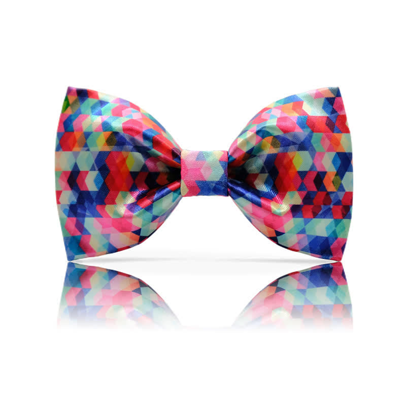 Papillon con stampa colorata Kaleidoscope Dazzle da uomo
