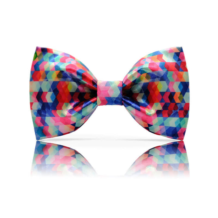 Papillon con stampa colorata Kaleidoscope Dazzle da uomo