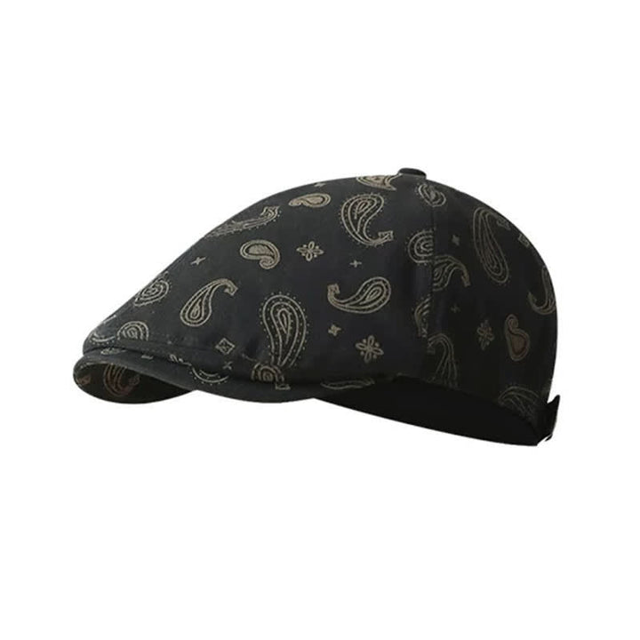 Cappello basco con stampa floreale Paisley