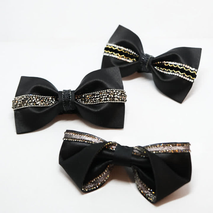 Papillon da uomo Sea Of Stars con strass neri