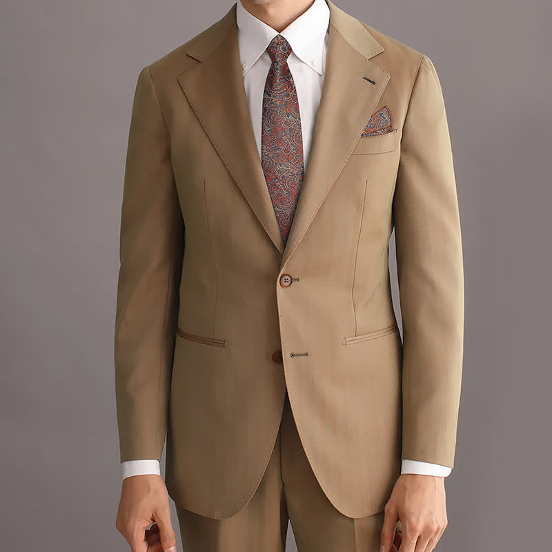 Set di 3 cravatte da uomo con motivo Paisley BowTie serie marrone