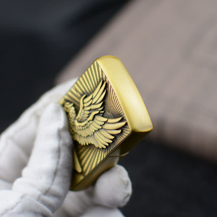 Accendino a butano ricaricabile Flying Eagle Grinding Wheel