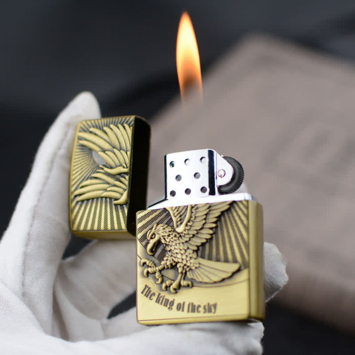 Accendino a butano ricaricabile Flying Eagle Grinding Wheel