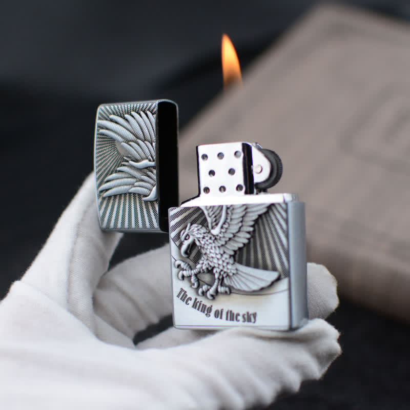 Accendino a butano ricaricabile Flying Eagle Grinding Wheel