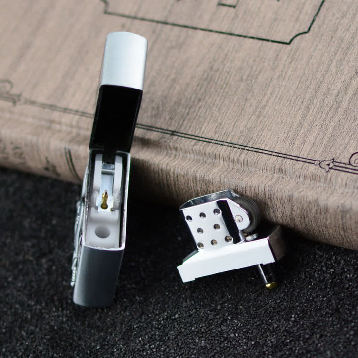 Accendino a butano ricaricabile Flying Eagle Grinding Wheel