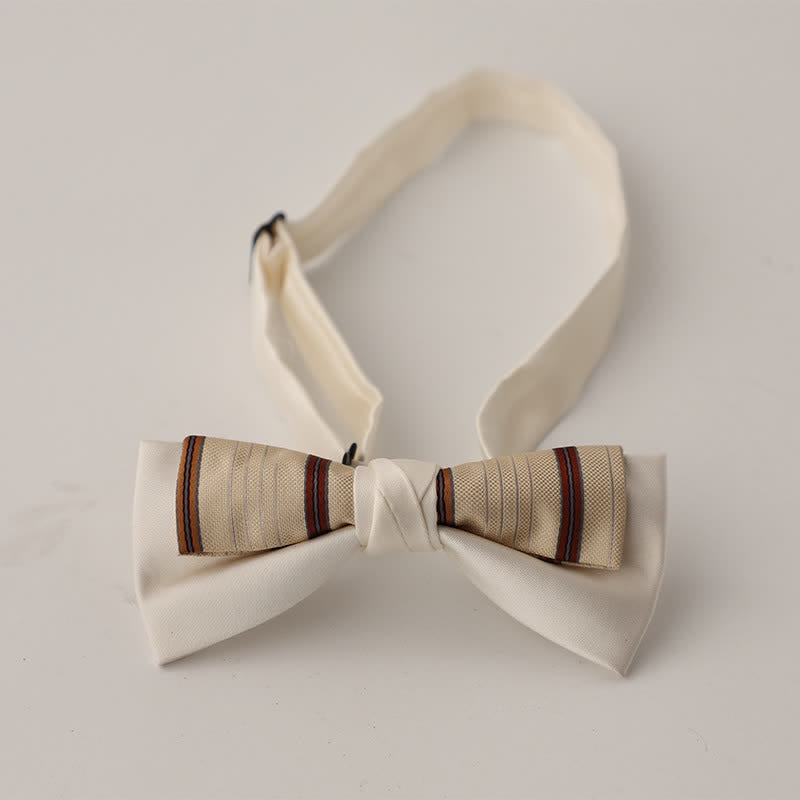 Papillon floreale patchwork a due strati da uomo unico