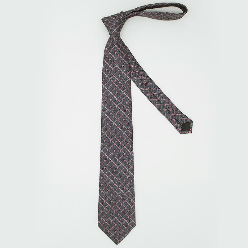 Set di 3 cravatte a quadri Gentlement da uomo