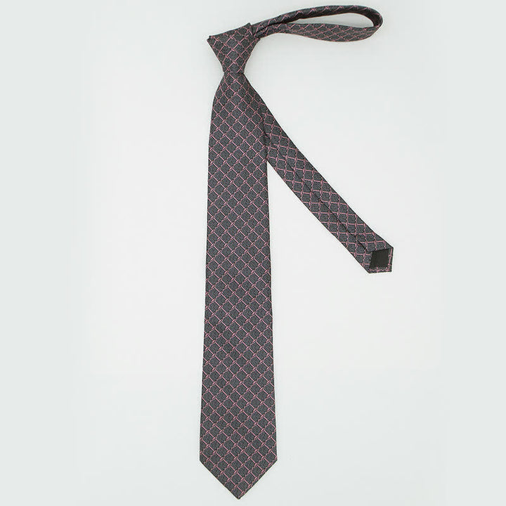 Set di 3 cravatte a quadri Gentlement da uomo