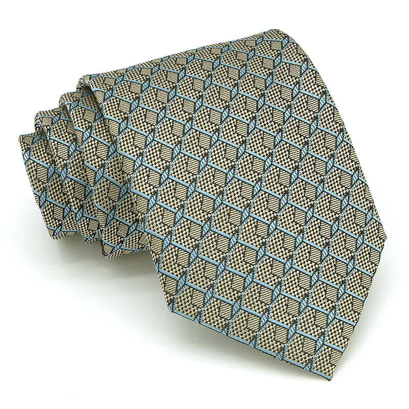 Set di 3 cravatte a quadri Gentlement da uomo