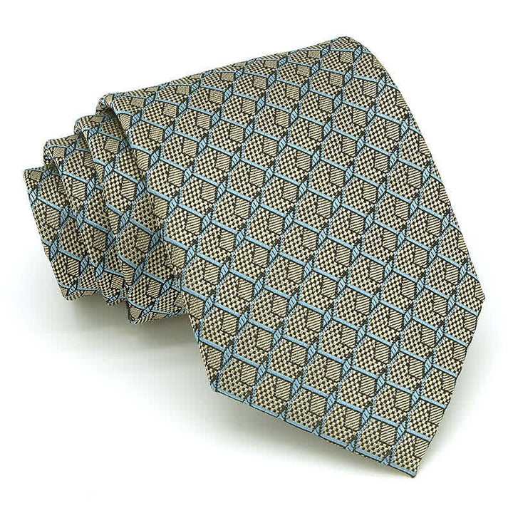 Set di 3 cravatte a quadri Gentlement da uomo