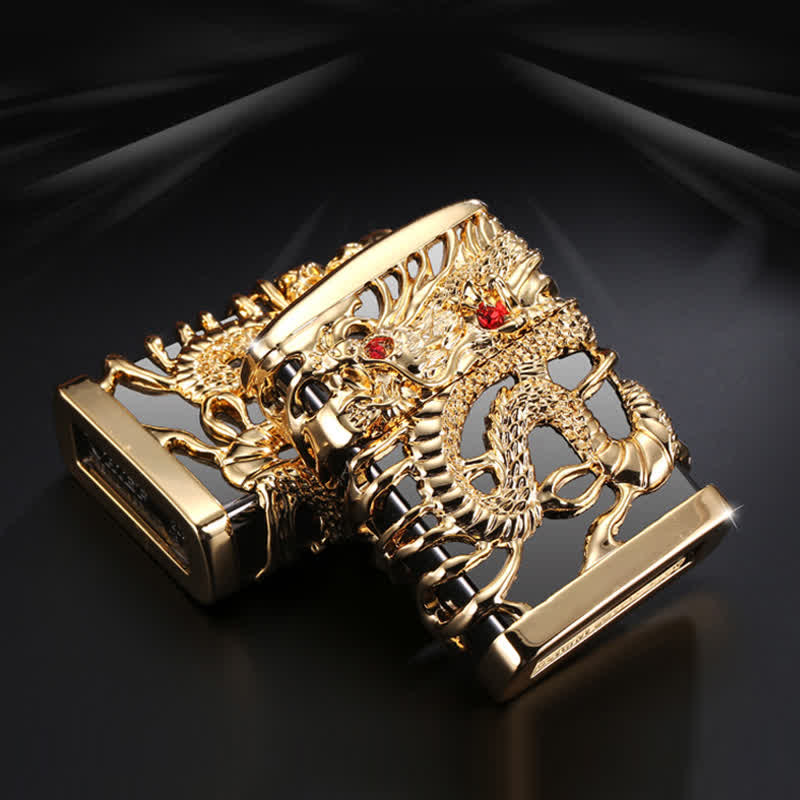 Accendino a cherosene ricaricabile Carving Domineering Dragon