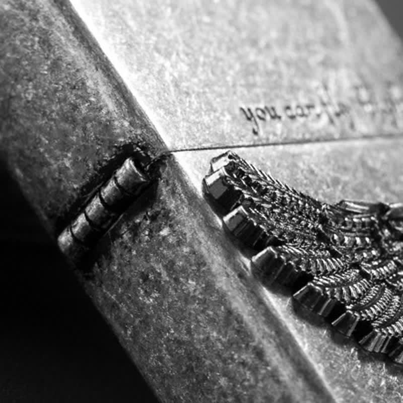 Accendino a cherosene ricaricabile Flying Angel Wings