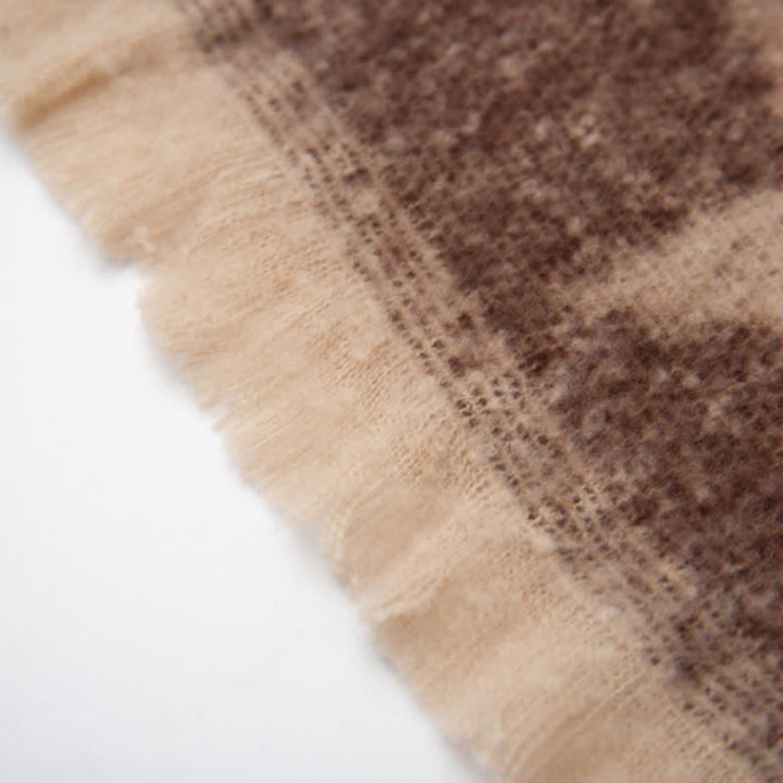 Sciarpa unisex spessa alla moda con stella a cinque punte
