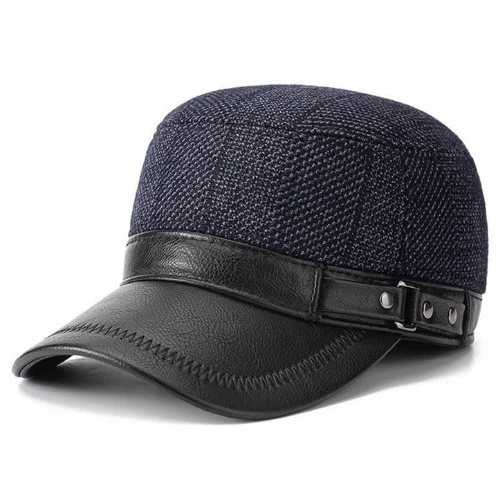 Cappello invernale caldo casual con cappuccio piatto
