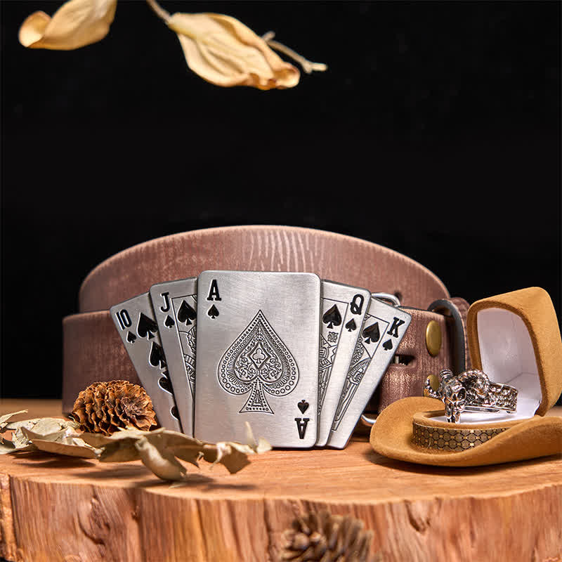 Set di anelli fantasma capra con fibbia accendino fai da te Ace Poker