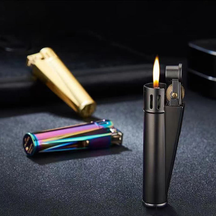 Accendino a cherosene ricaricabile cilindrico semplice ed elegante