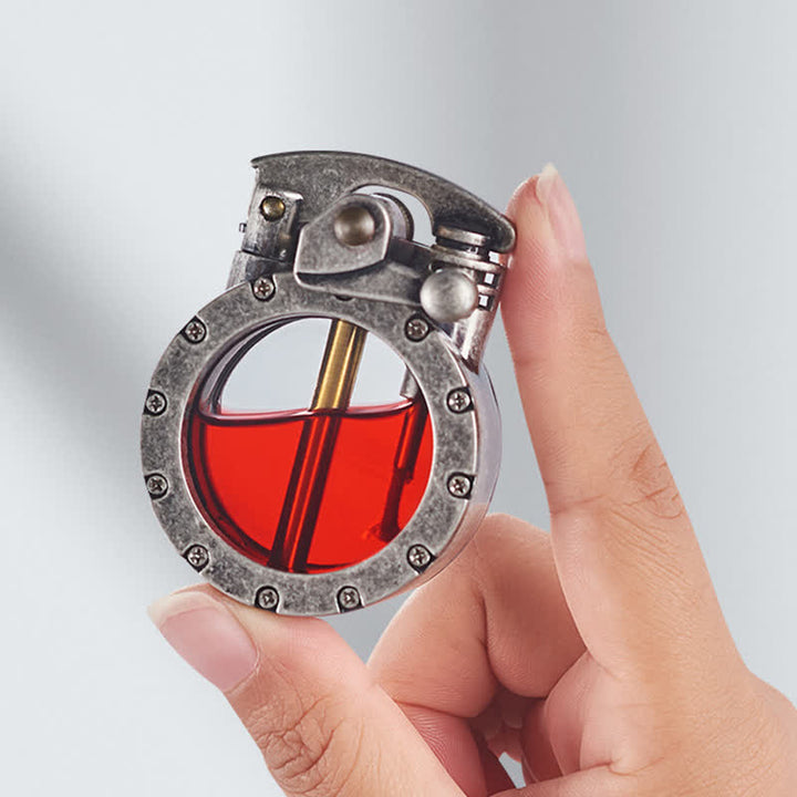 Accendino il cherosene ricaricabile con bottiglia trasparente