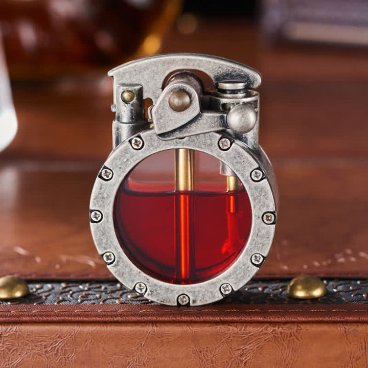 Accendino il cherosene ricaricabile con bottiglia trasparente