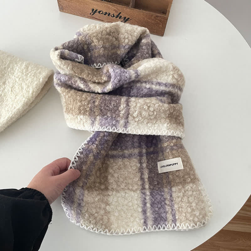 Sciarpa a quadri ultra flush unisex invernale