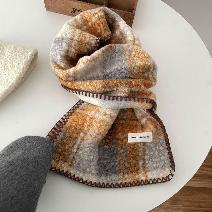 Sciarpa a quadri ultra flush unisex invernale