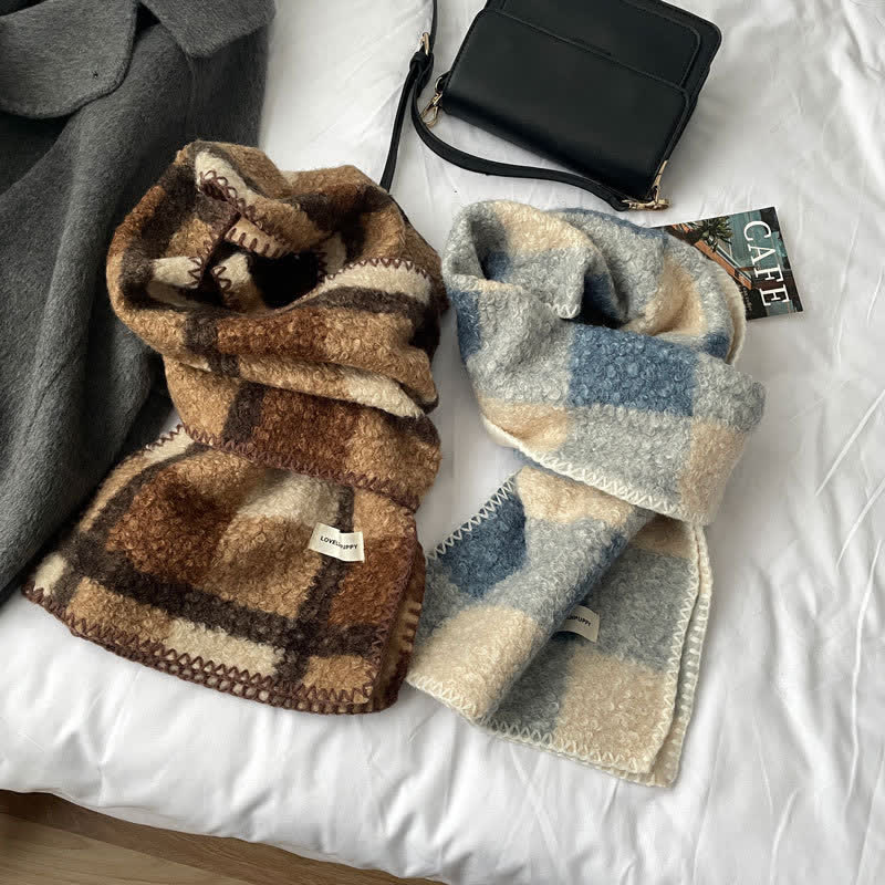 Sciarpa a quadri ultra flush unisex invernale