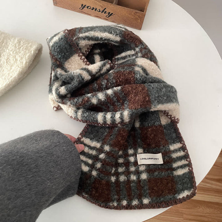 Sciarpa a quadri ultra flush unisex invernale