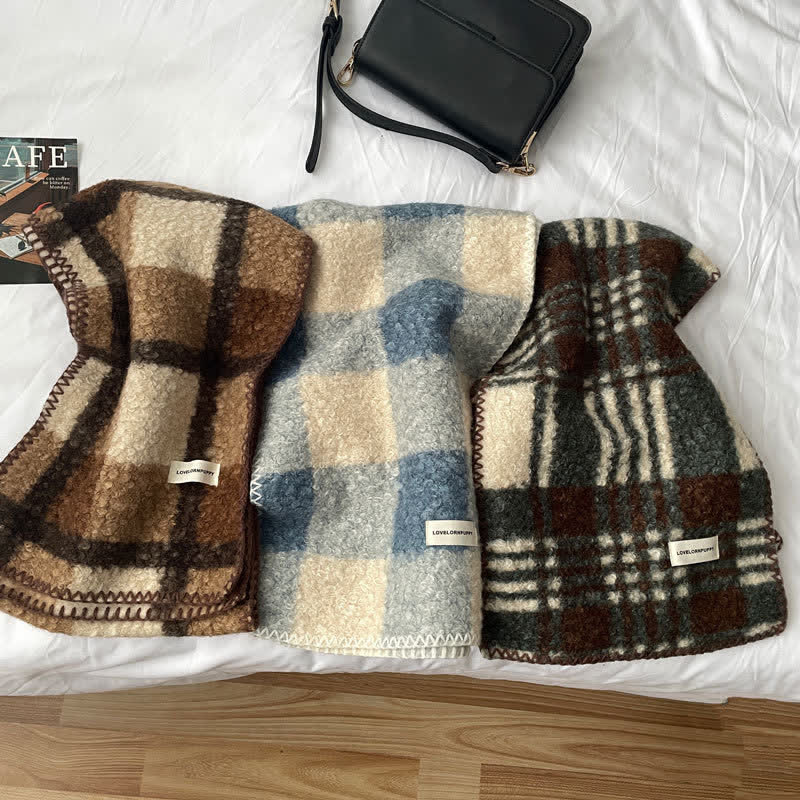 Sciarpa a quadri ultra flush unisex invernale