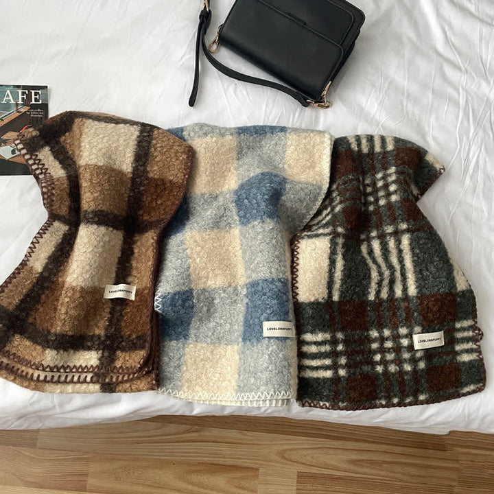 Sciarpa a quadri ultra flush unisex invernale
