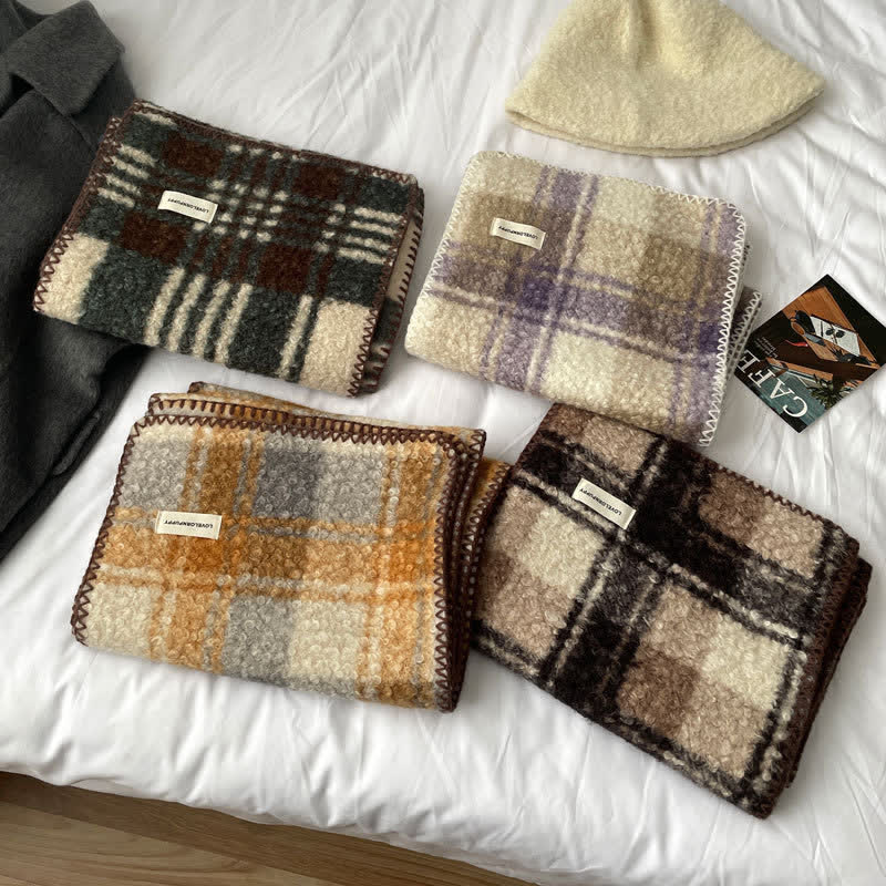 Sciarpa a quadri ultra flush unisex invernale