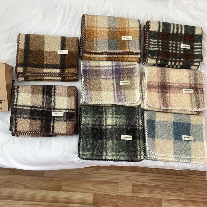 Sciarpa a quadri ultra flush unisex invernale