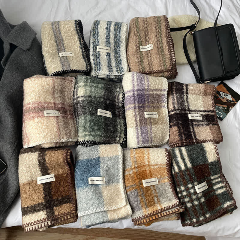 Sciarpa a quadri ultra flush unisex invernale