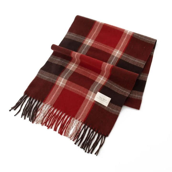 Sciarpa unisex senza tempo in tartan scozzese