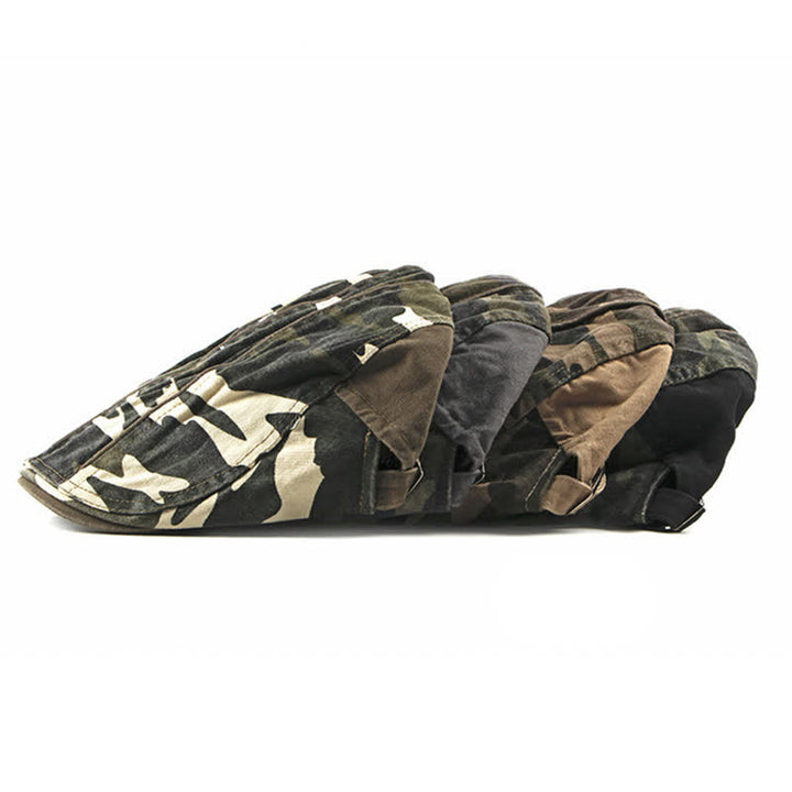 Cappello basco in cotone stile mimetico