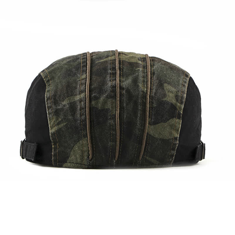 Cappello basco in cotone stile mimetico