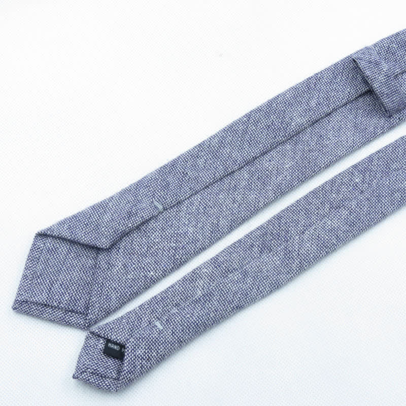 Set di 3 cravatte a farfalla in lana imitazione tinta unita da uomo