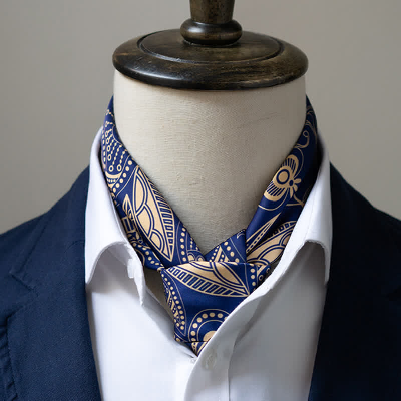 Grande ed elegante sciarpa quadrata stampata Paisley classica in stile britannico