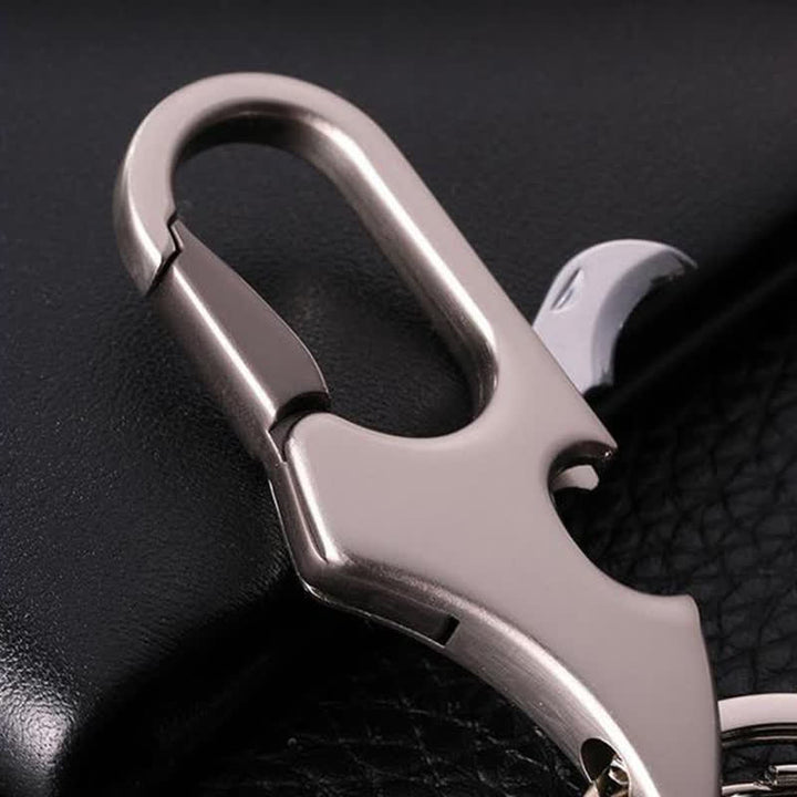 Portachiavi mini coltello pieghevole multifunzione 3 in 1