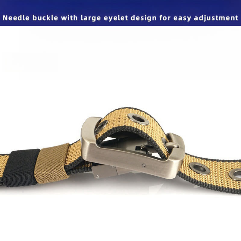 Cintura con fibbia girevole da uomo Cintura in nylon reversibile