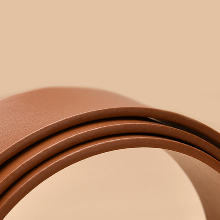 Cintura semplice larga per donna Cintura con nodo in pelle