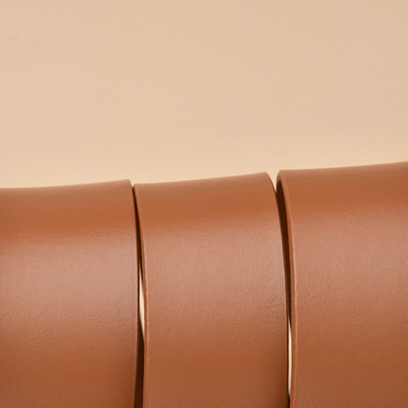 Cintura semplice larga per donna Cintura con nodo in pelle