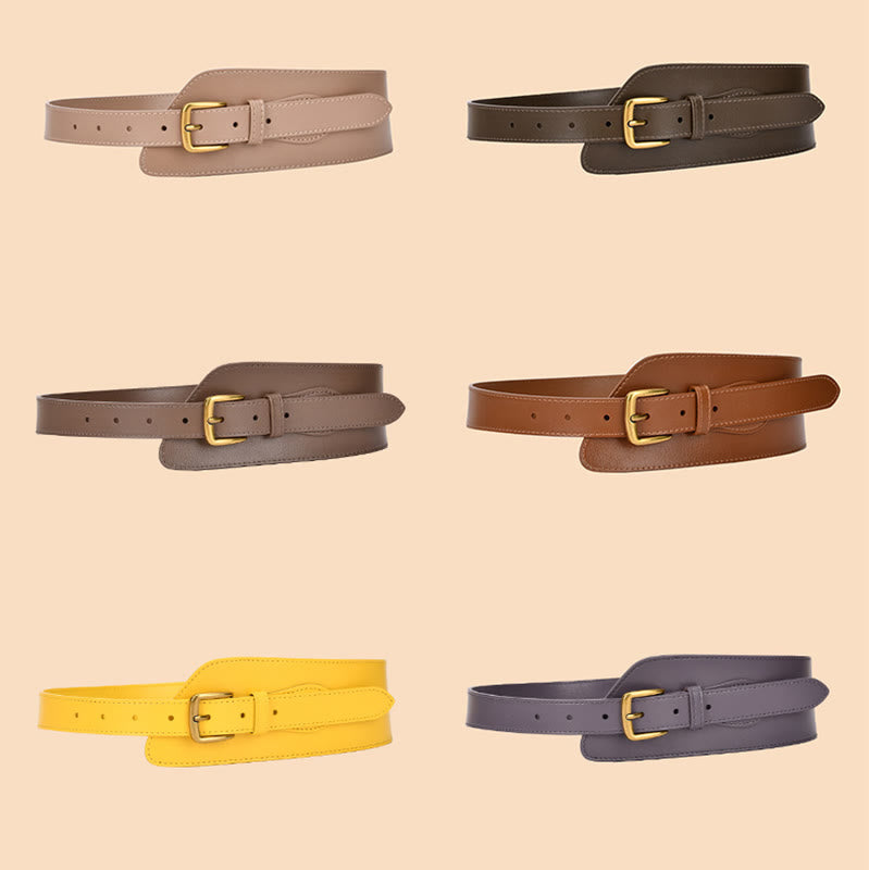 Cintura in vera pelle per corsetto da donna