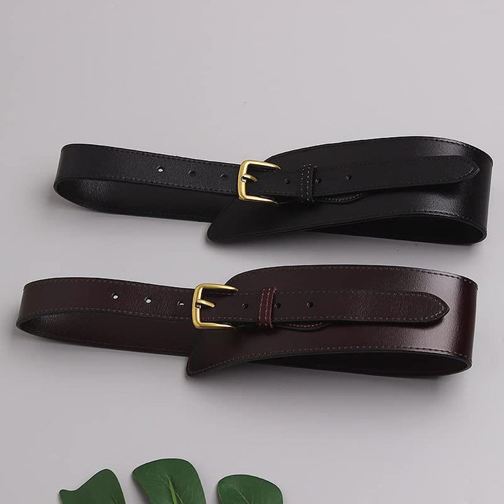 Cintura in vera pelle per corsetto da donna